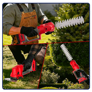 2-In-1 Cordless Mini Hedge Trimmer by LivingSURE™