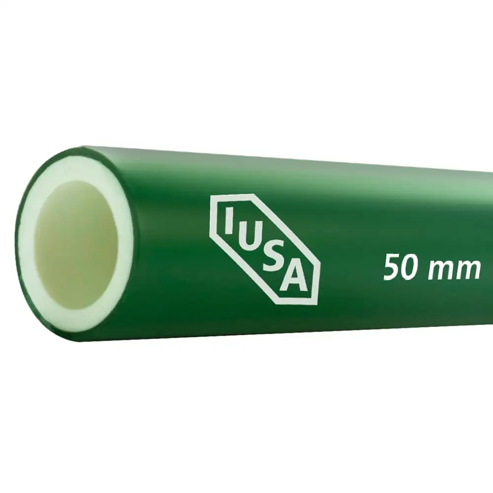 Tubo bicapa ppr de 4 m 50 mm