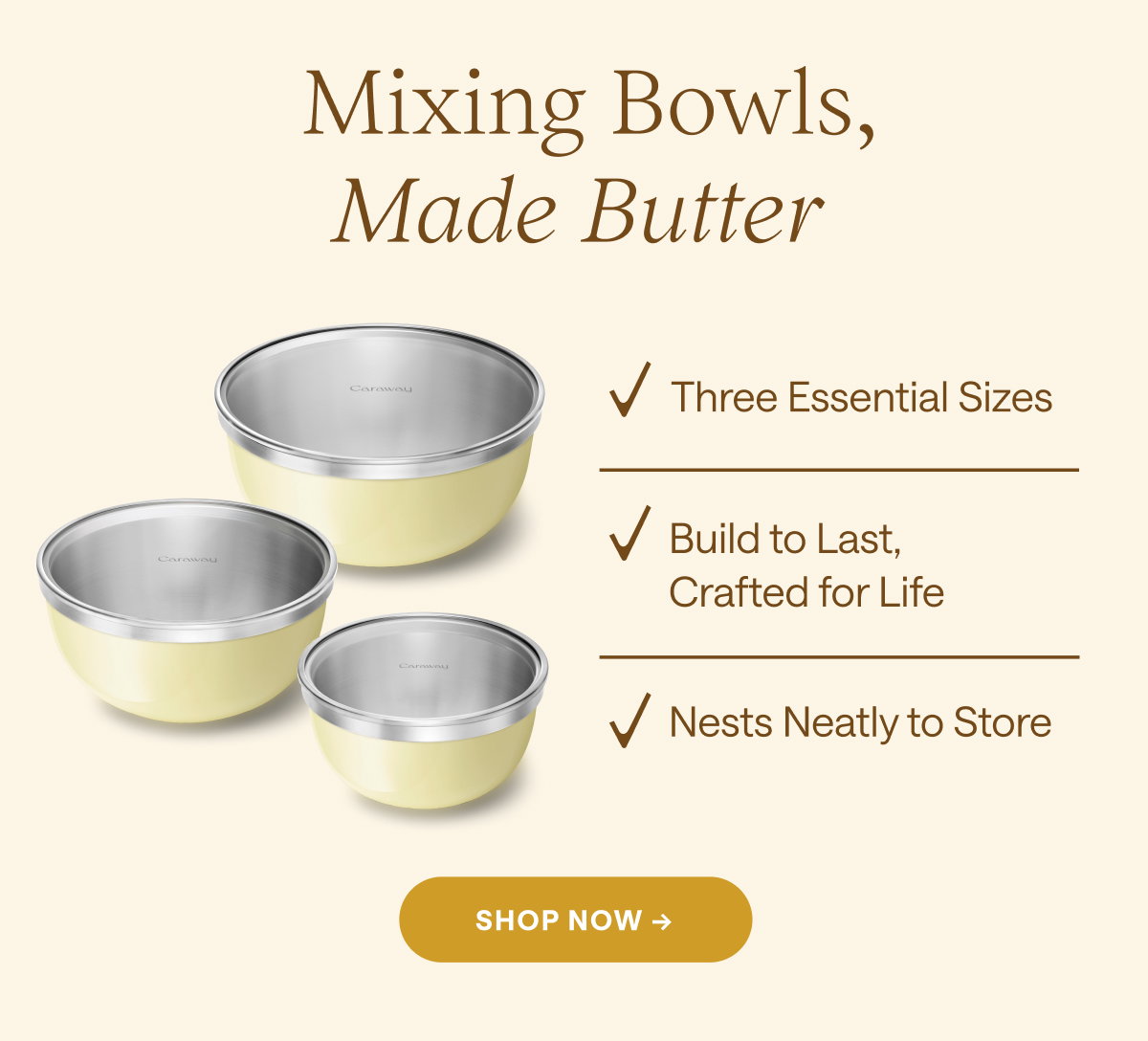 Mixing Bowls, Made Butter | Shop Now 