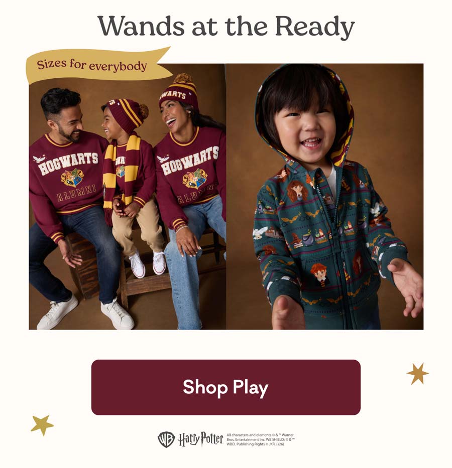 Wands at the Ready | Sizes for everybody! Shop Play