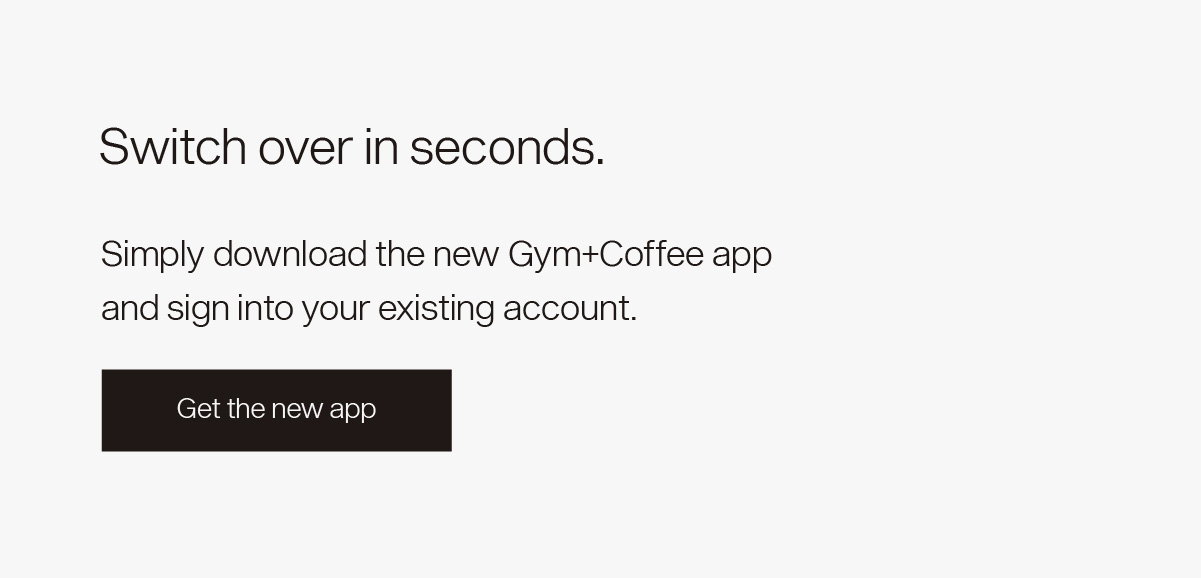 Switch over in seconds.