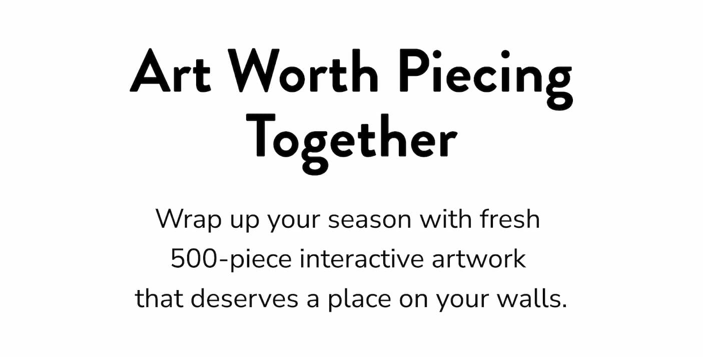 Art worth piecing together