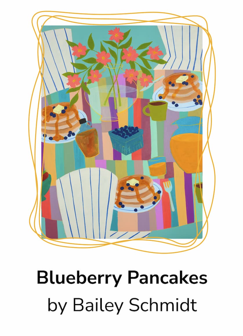 Blueberry Pancakes by Bailey Schmidt