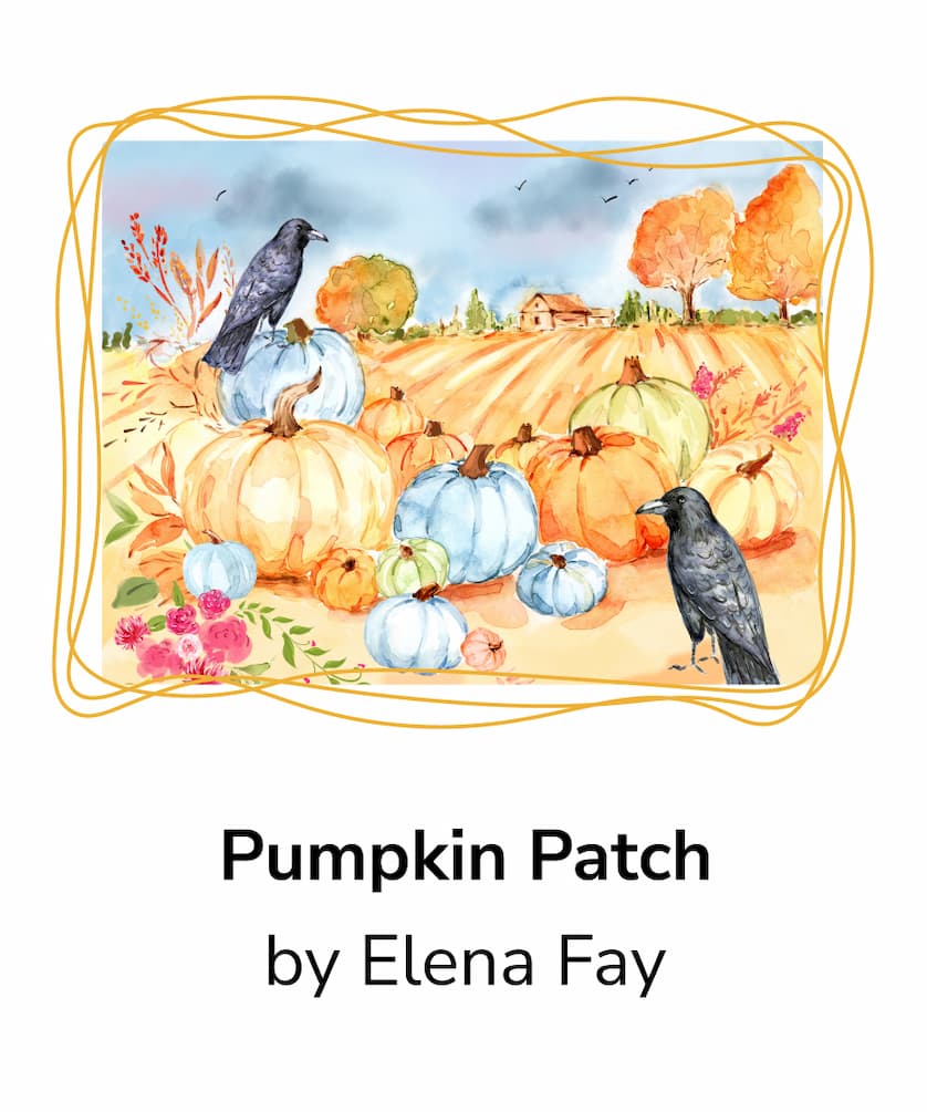 Pumpkin Patch by Elena Fay