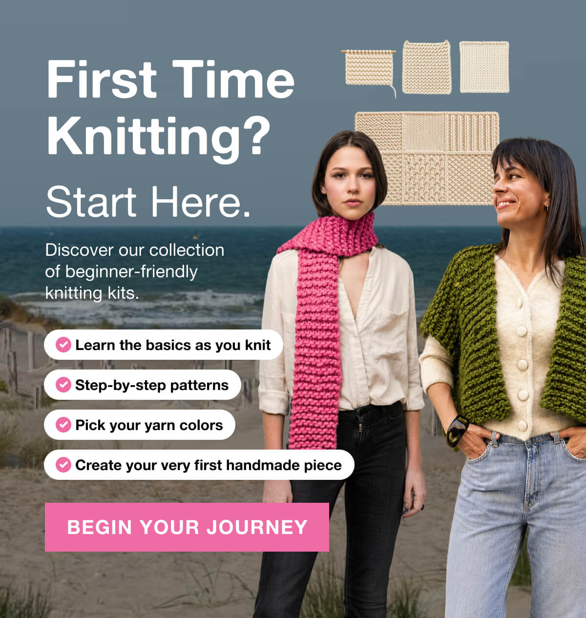 First Time Knitting? Start Here.
