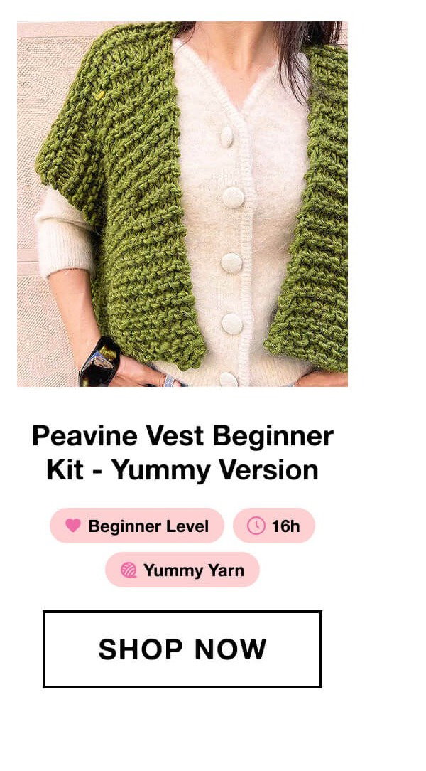 Peavine Vest Beginner Kit - Yummy Version