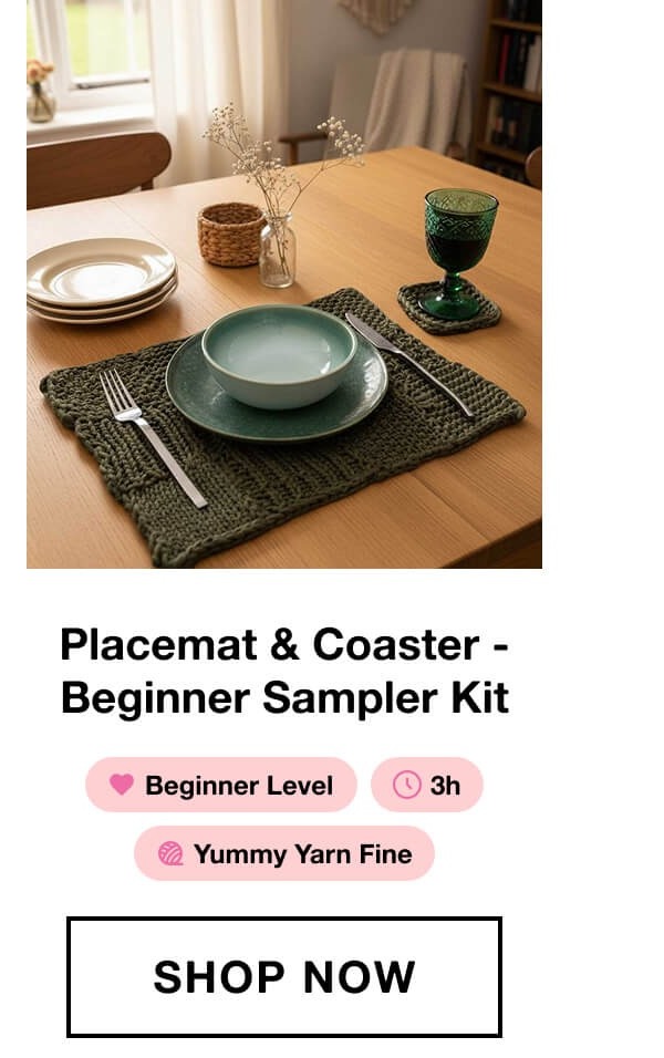 Placemat & Coaster - Beginner Sampler Kit