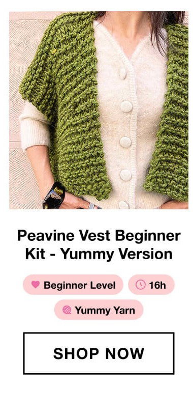Peavine Vest Beginner Kit - Yummy Version 1