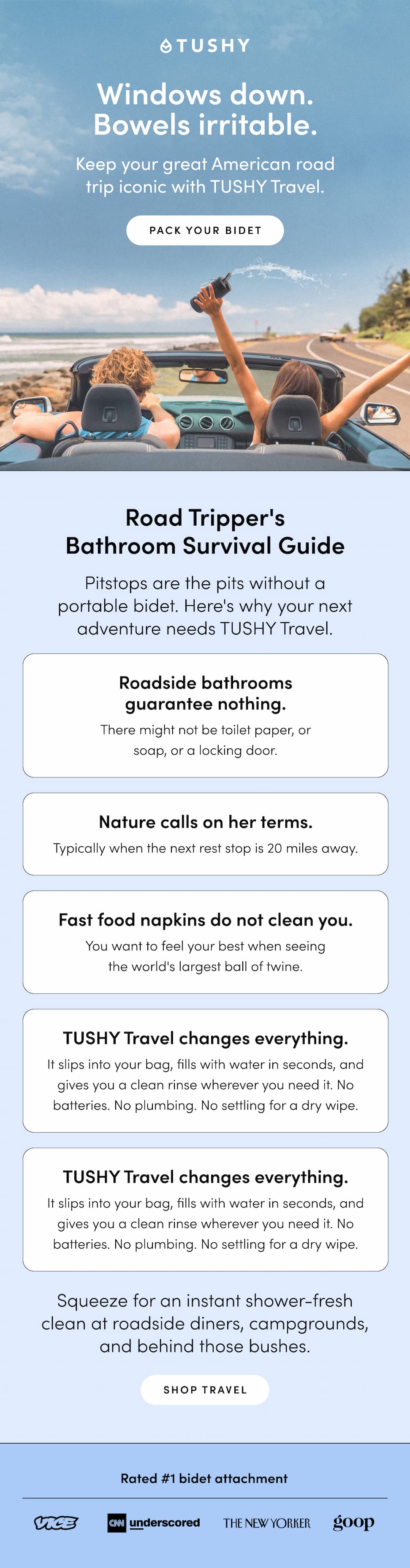 SHOP TRAVEL BIDET