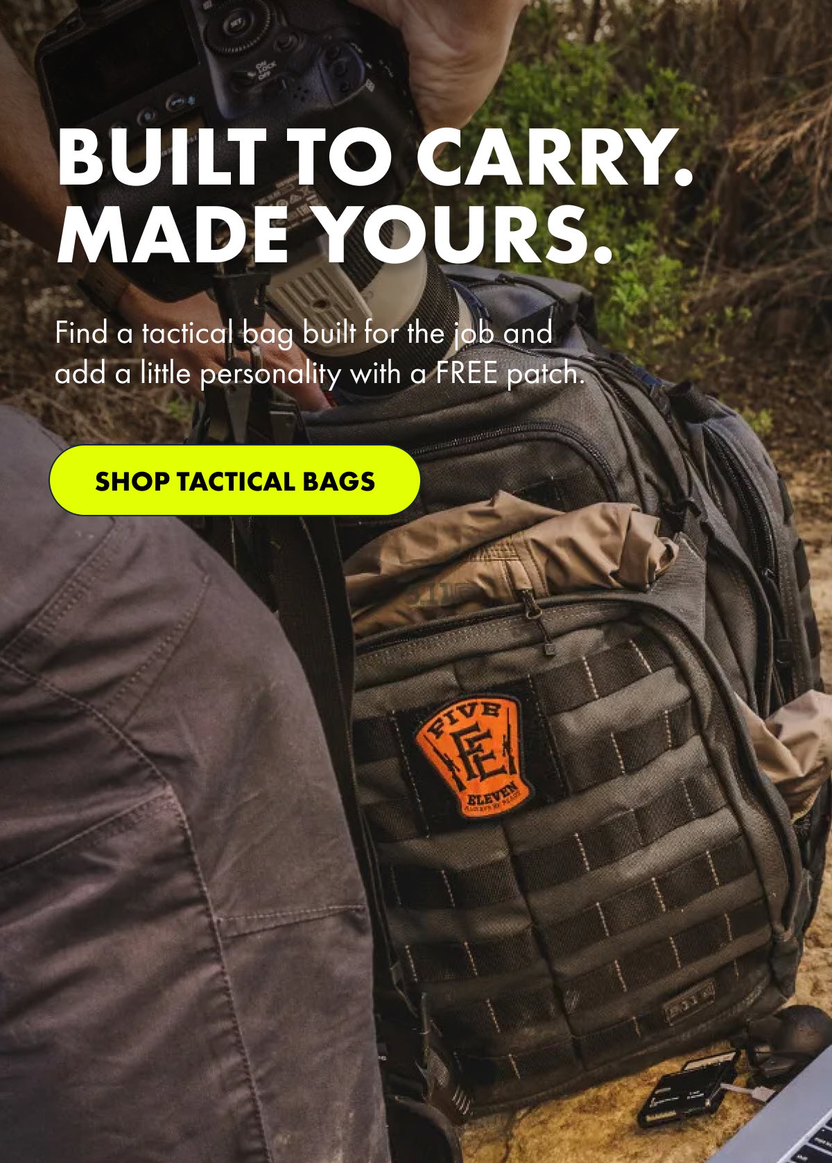 BUILT TO CARRY. MADE YOURS.