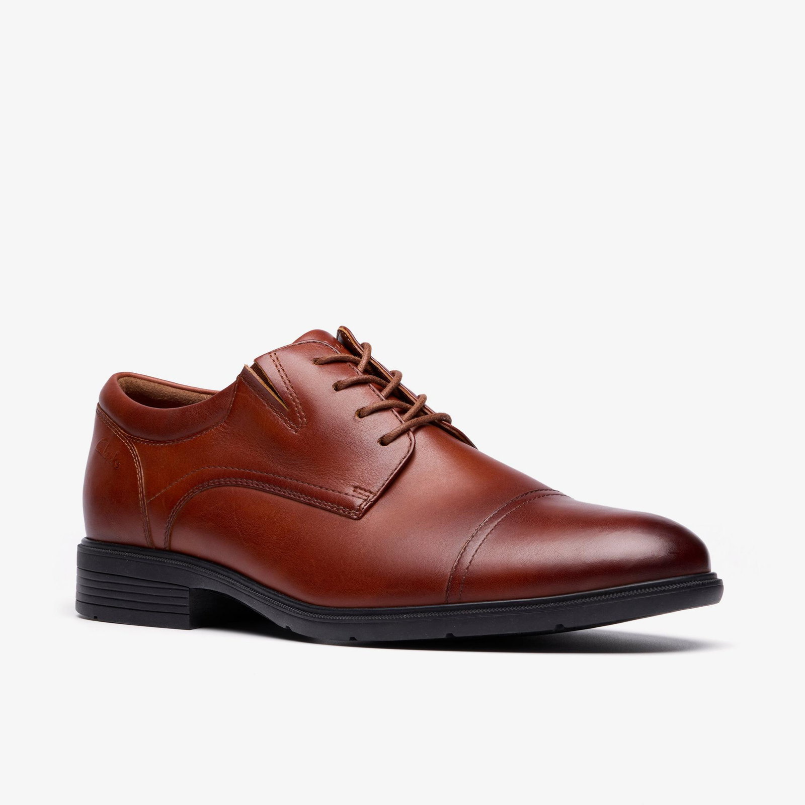 Shop Steadwell Cap Dark Tan Leather