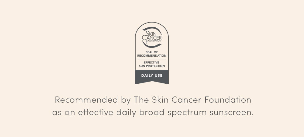 recommended by The Skin Caner Foundation 