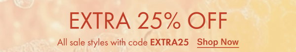 EXTRA 25% OFF SALE