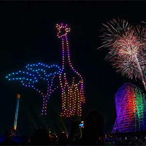 NEW Wild Skies Drone & Fireworks Show at Busch Gardens