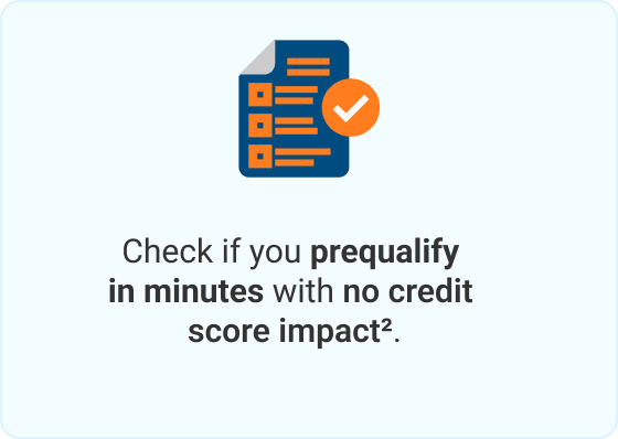 Prequalify in minutes