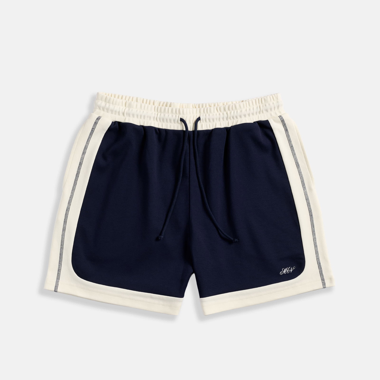 Image of Tennis Shorts - Navy/White