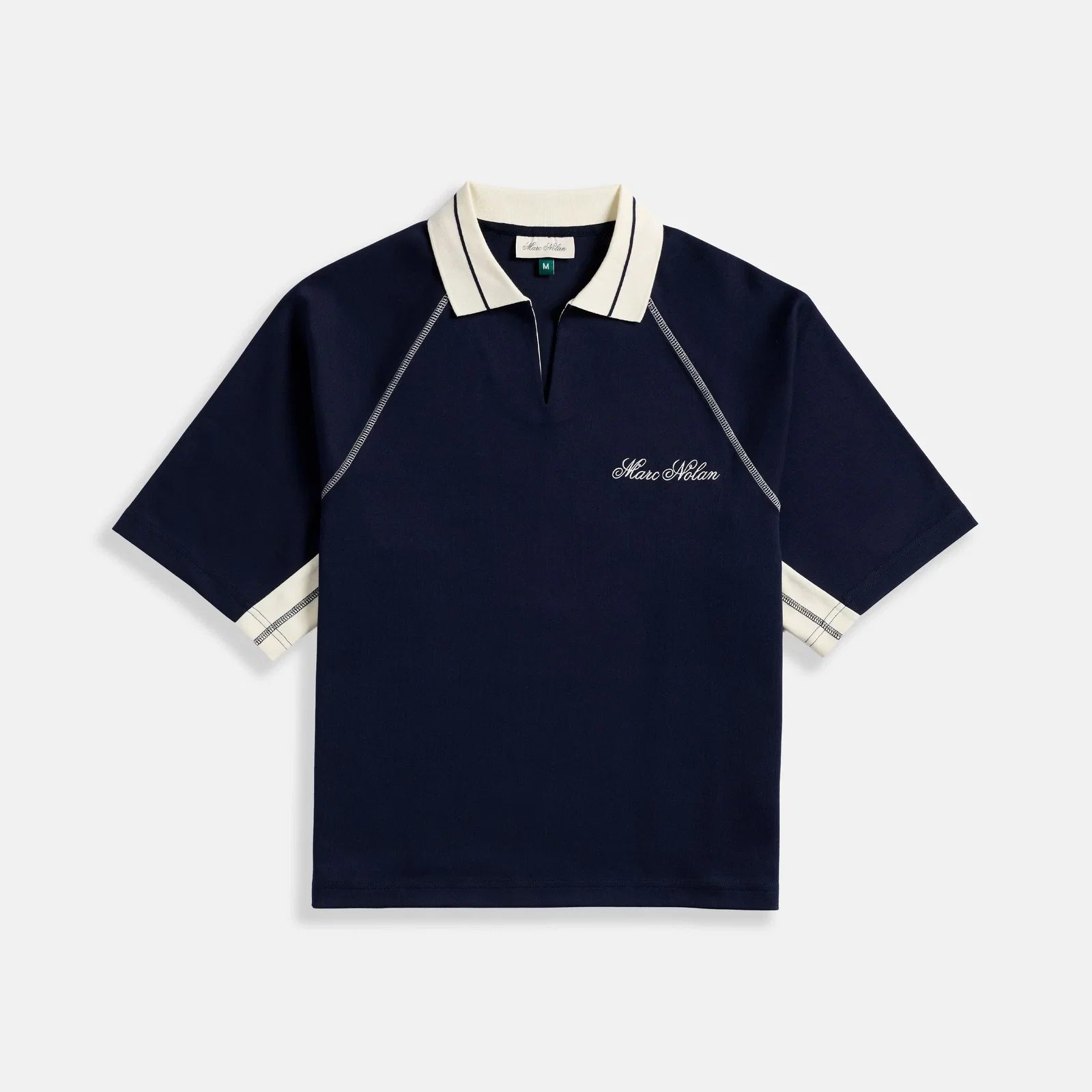 Image of Tennis Polo - Navy/White