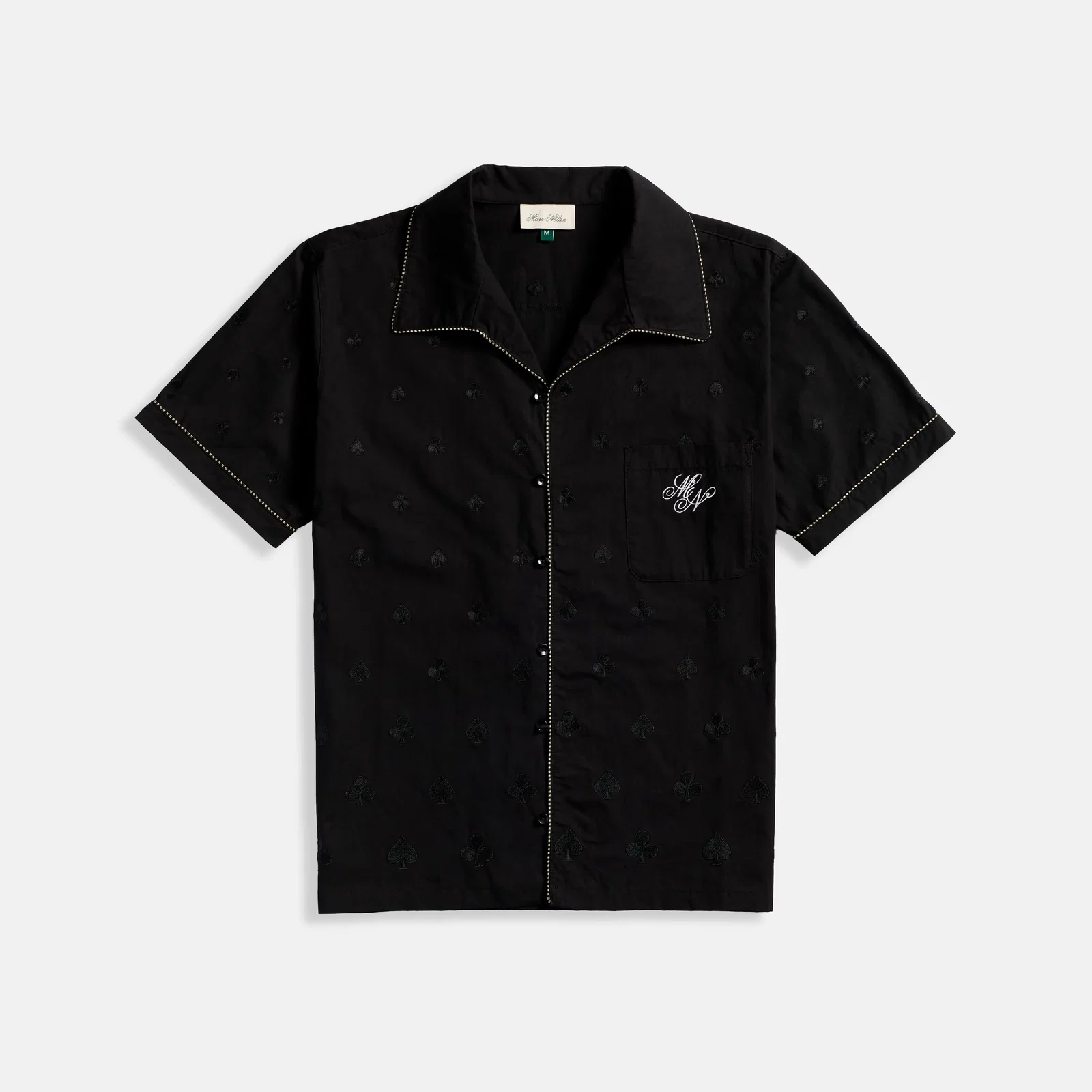 Image of Marc Nolan Black Texas Hold'em Shirt - Black