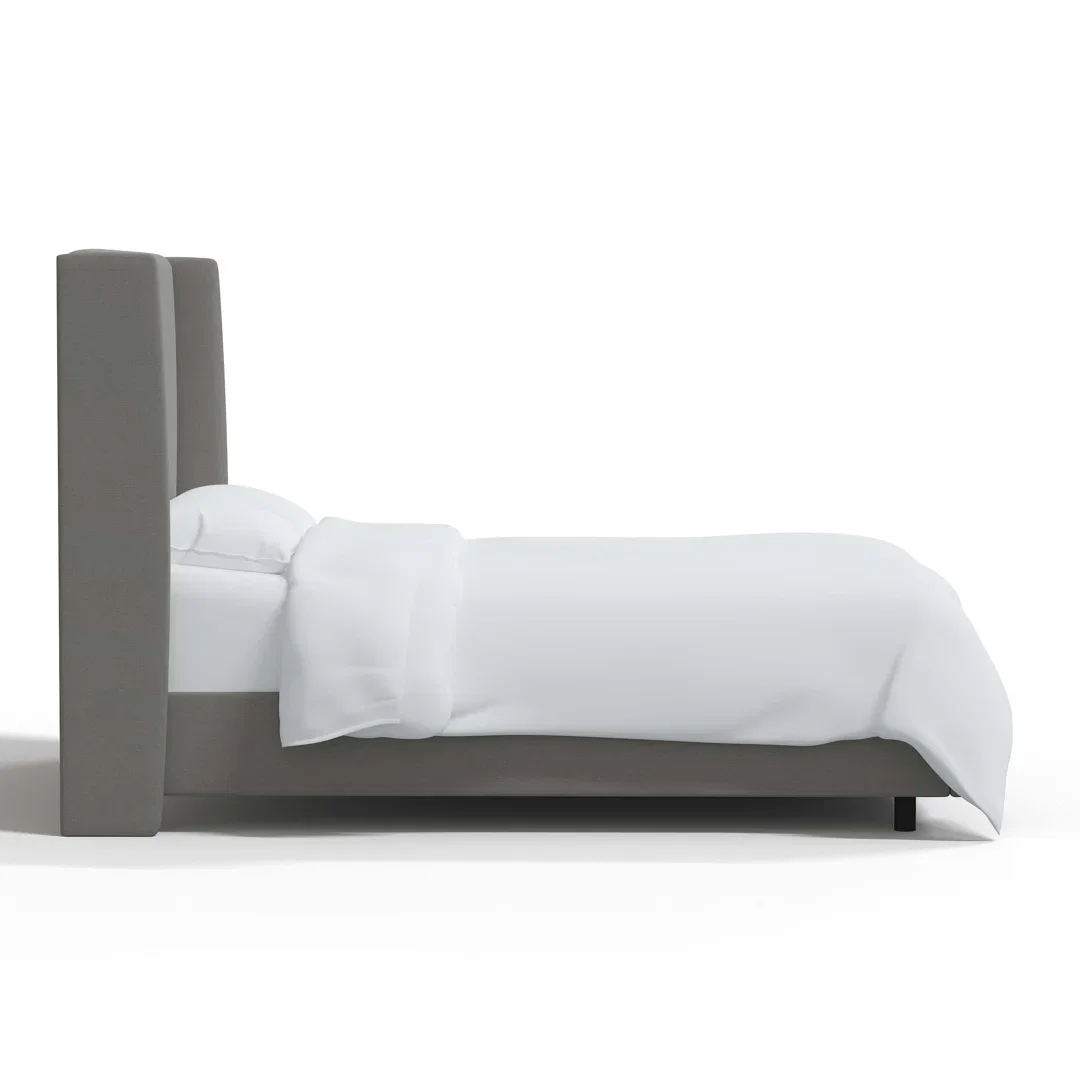 Tilly Upholstered Wingback Bed