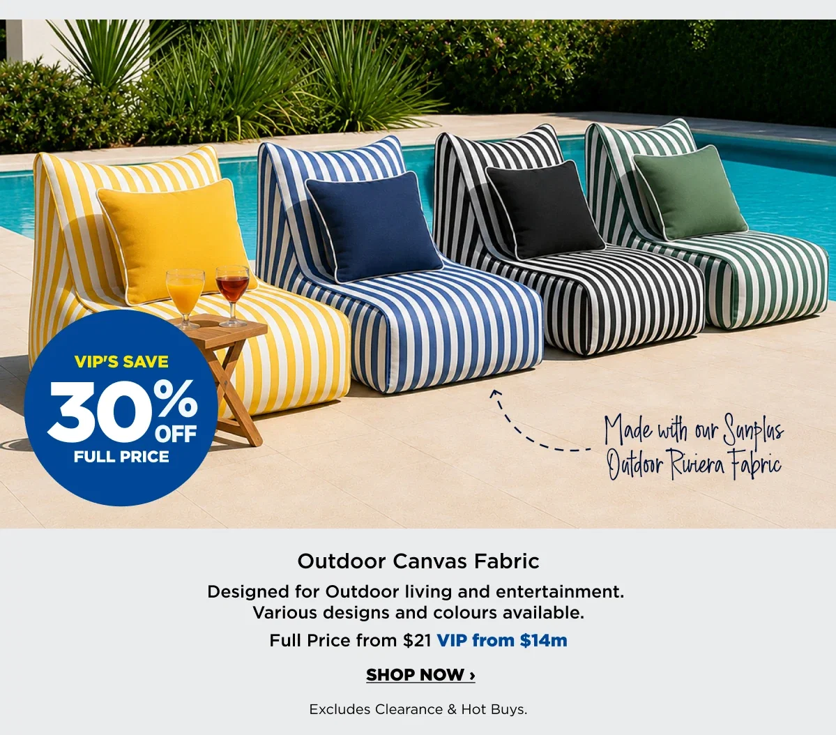 Outdoor canvas fabric