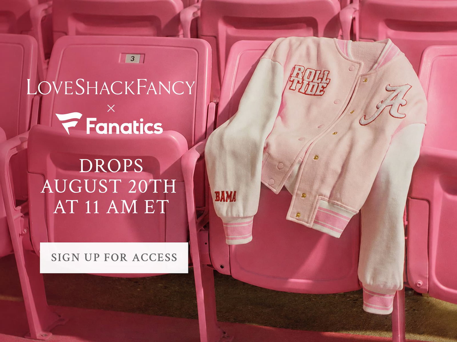LOVESHACKFANCY x FANATICS Drops August 20th at 11 AM ET <SIGN UP FOR ACCESS>
