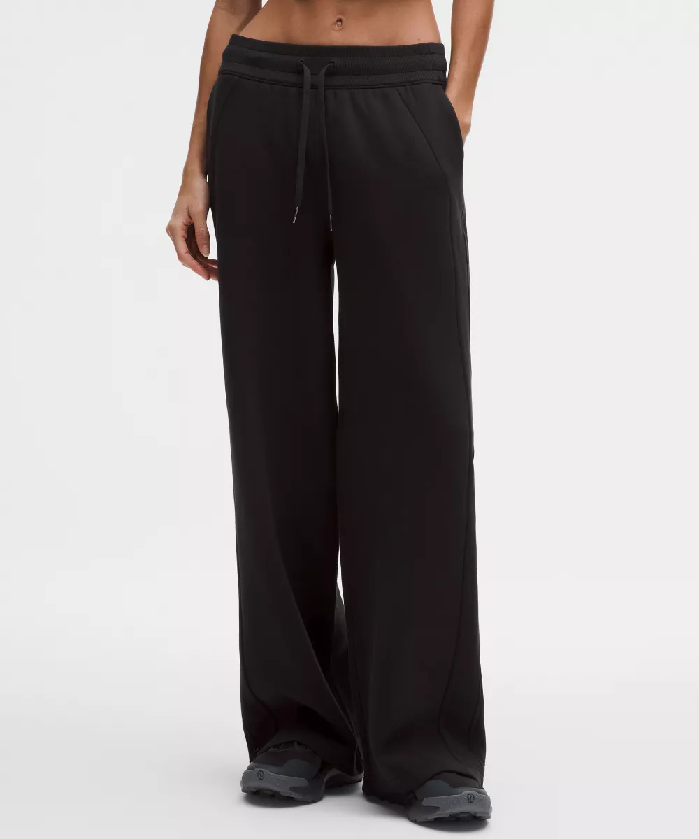 Scuba Mid-Rise Wide-Leg Pant Regular