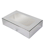 Image of O'Creme Silver Treat Box with Window