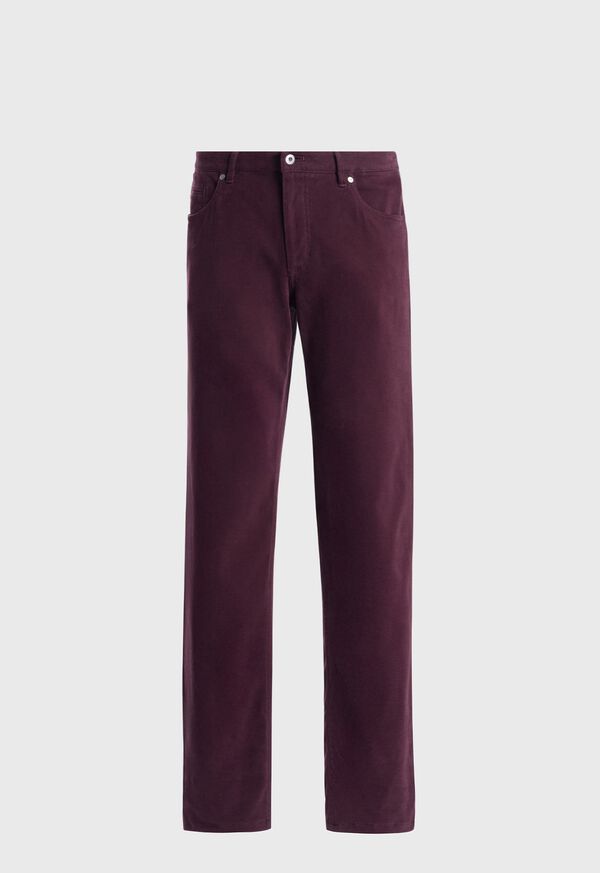 Image of BRUSHED TWILL FIVE POCKET PANT