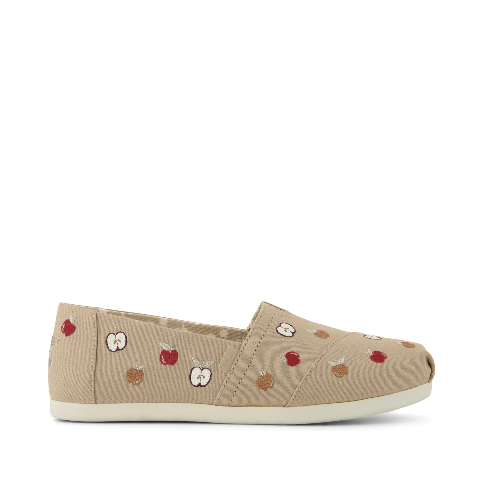 Image of Womens Alpargata Classic Apple Embroidery