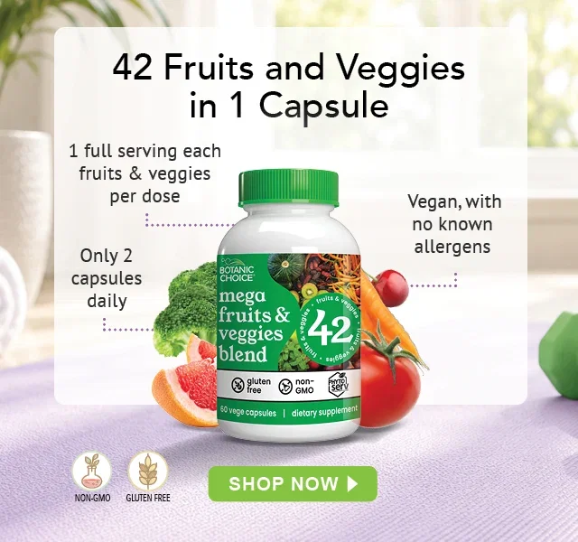 Mega Fruits & Veggies Blend - 42 Fruits & Veggies in 1 Capsule
