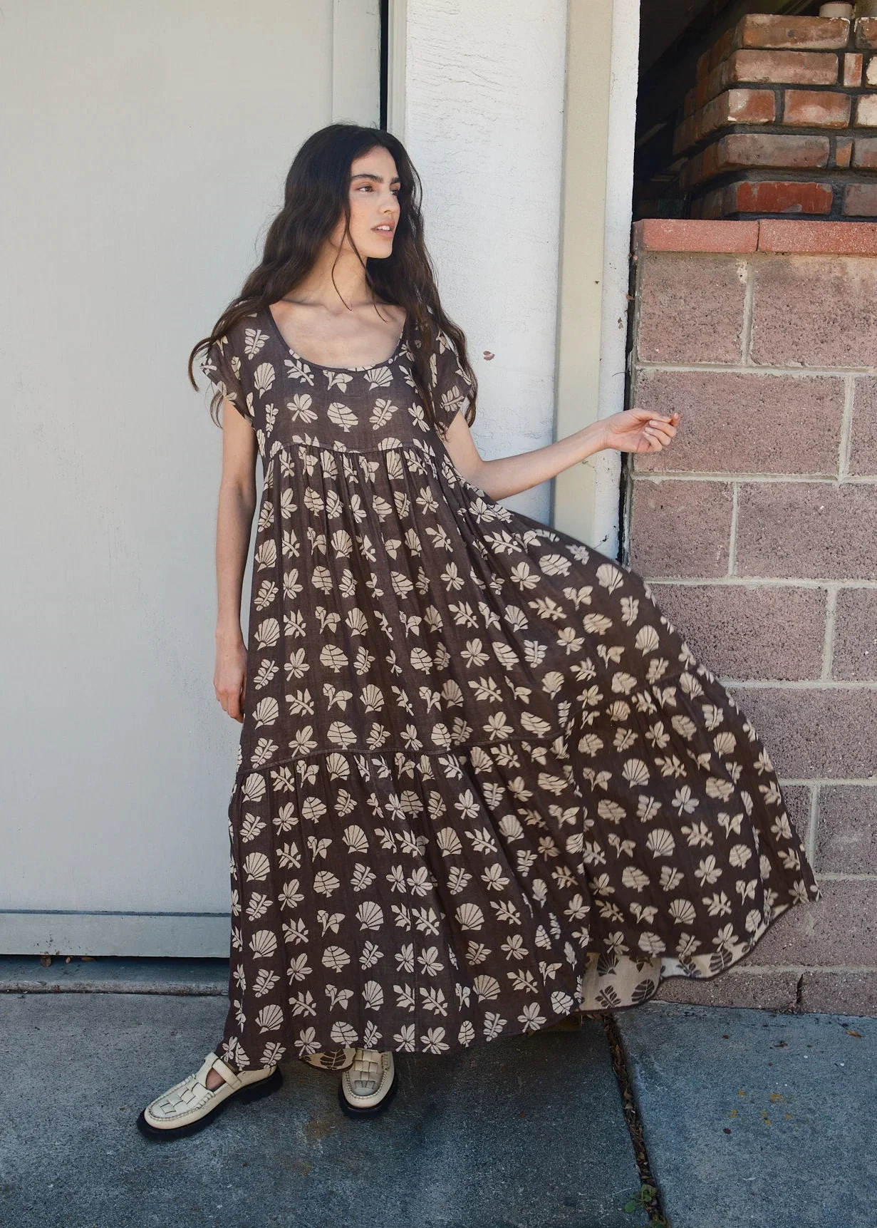 Image of loulou dress | spring 26 | botanical