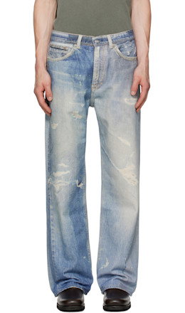 Blue Third Cut Jeans
