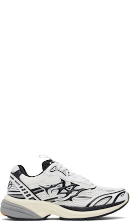 White & Black M-Tech Sneakers