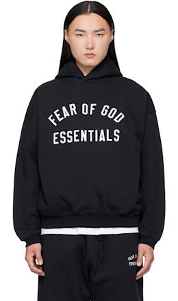 Black Varsity 90s Hoodie