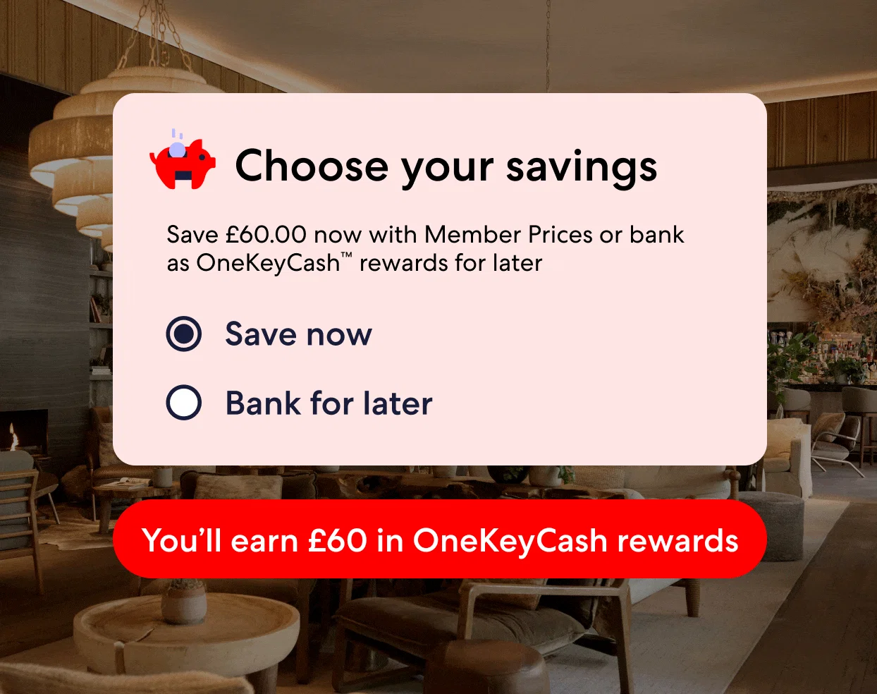 Try our new feature Save Your Way and boost your rewards balance.