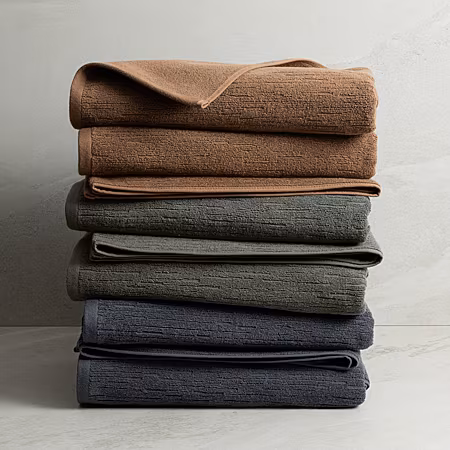 Image of Indigo Road by Egypt Sherrod Textured Bath Towel