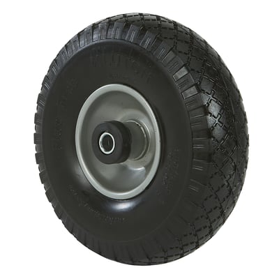 Klutch Flat-Free Utility Tire Assembly, 10/3.00-4, Knobby Tread