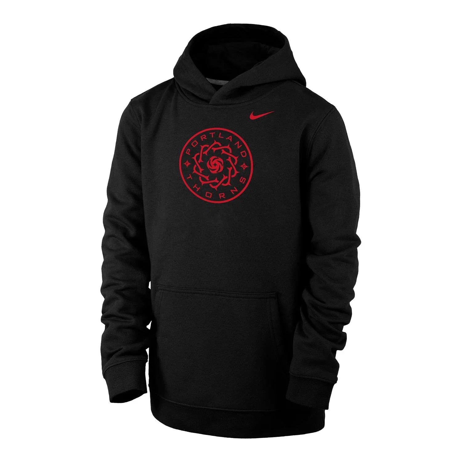 Image of Youth Portland Thorns Nike Black Crest Hoodie