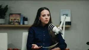 Jinger Duggar on her podcast on August 12, 2026.