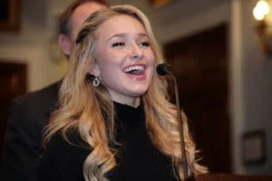 Actress and "Save the Whales Again!" spokesperson Hayden Panetitiere speaks during a news conference January 29, 2008 in Washington, DC.