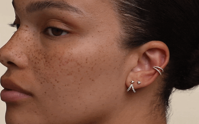 Shop the Cosmic star illusion studs