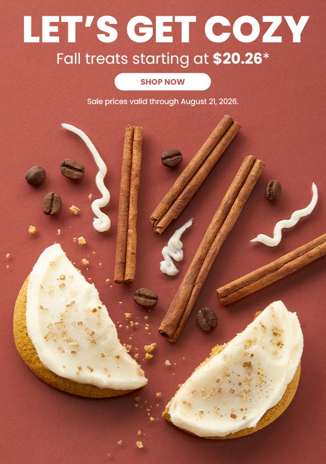 Let’s Get Cozy | Fall treats starting at $20.26