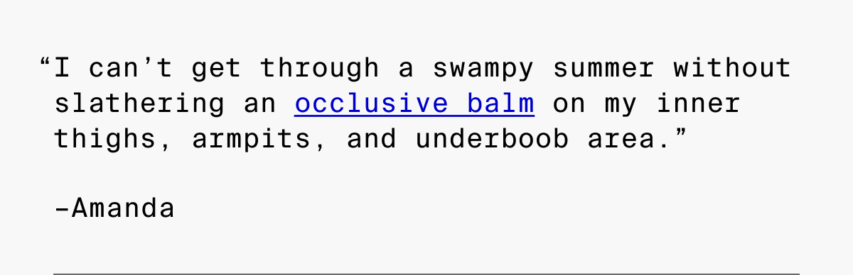 occlusive balm
