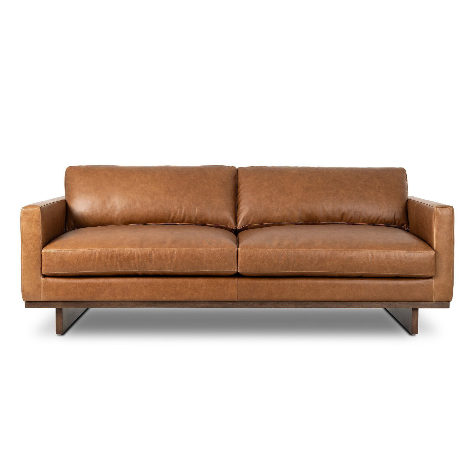 Image of Everly Leather Sofa