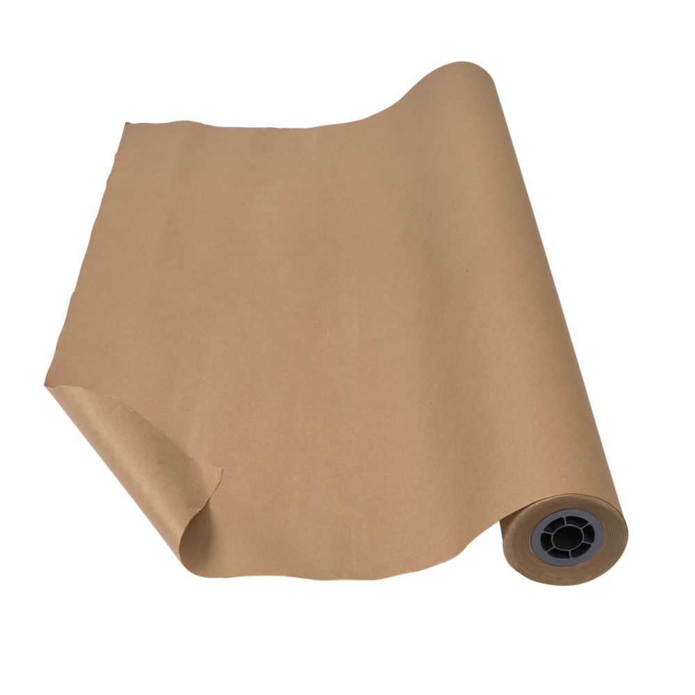 Colorations® Brown Kraft Paper Roll, 36" x 200 ft, 50 lb Heavyweight Craft Paper - Bulletin Board, Drawing, Wrapping & Art Projects