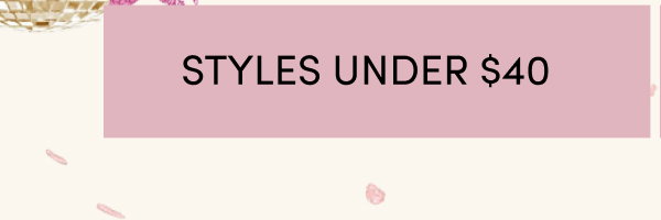 Shop Sale Under $40