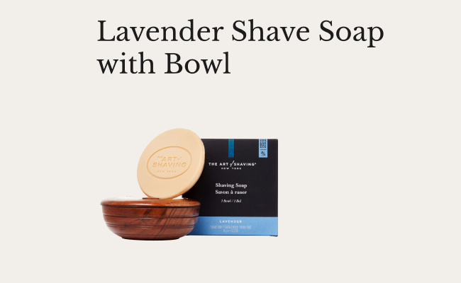 Product image of Lavender Shave Soap with Bowl