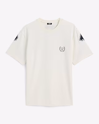 Classic Fit Premium Weight Varsity Logo Graphic T-Shirt