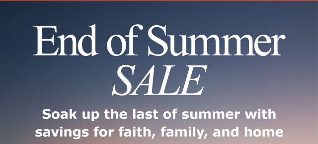 End of Summer Sale