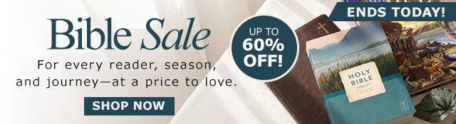 Ends Today | Bible Sale 